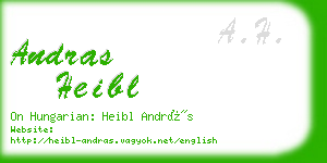 andras heibl business card